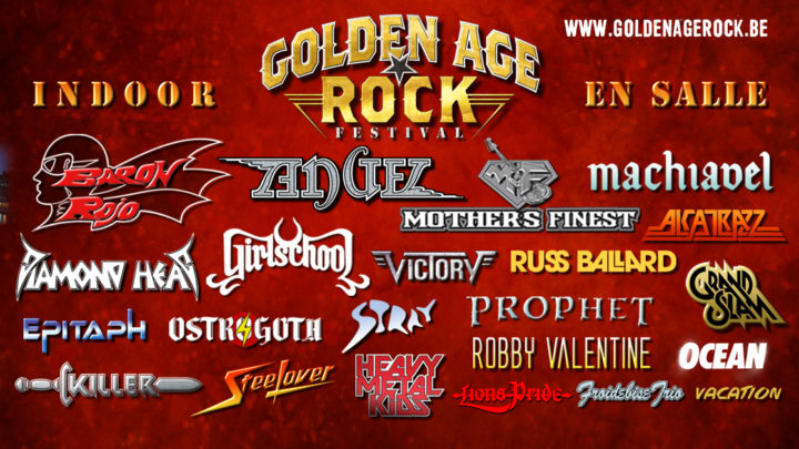 GOLDEN AGE ROCK FESTIVAL, 2ème édition en Août (Belgique)