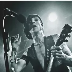 Dregen (Backyard Babies) @ La Boule Noire, Paris 04.12.2013