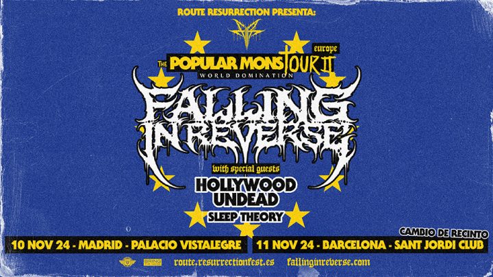 Sleep Theory + Hollywood Undead + Falling In Reverse @ Palacio Vistalegre, Madrid 10.11.24