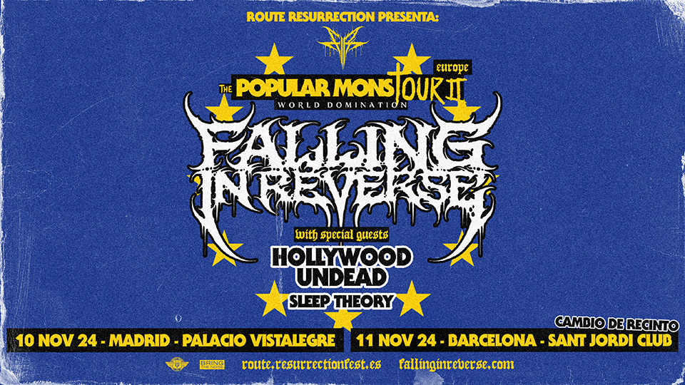 Sleep Theory + Hollywood Undead + Falling In Reverse @ Palacio Vistalegre, Madrid 10.11.24